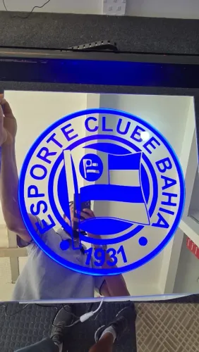 Espelho Decorativo LED - Bahia | Torcedor Tricolor