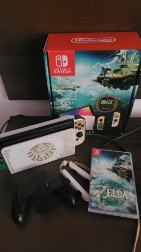 Switch Oled Zelda + Jogo