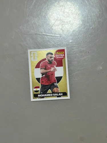 Figurinha extra ouro Mohamed Salah