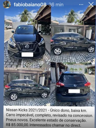 Nissan Kicks Active S 1.6 16V Flex Aut. 2021