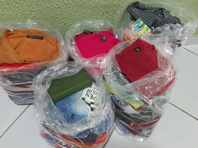 Lotes de roupas p bazar