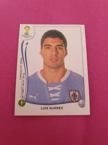 Figurinha Suárez copa 2014