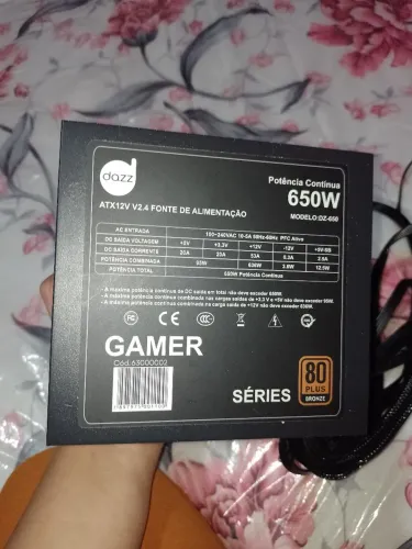 Fonte MSI MAG A650BN 650W 80 Plus Bronze - Perfeito estado
