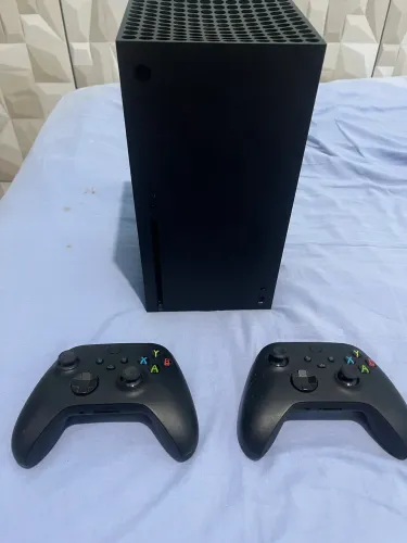 XBOX SERIS X VENDO OU TROCO COMPLETO 1TB