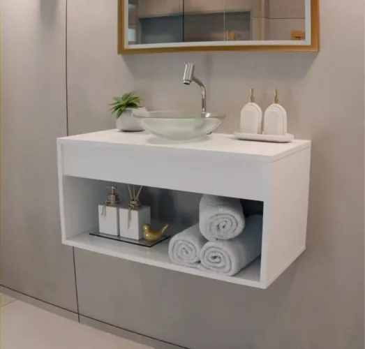Gabinete com cuba para lavabo
