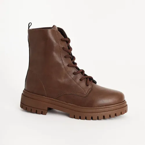 Bota/Coturno Feminina - Marrom