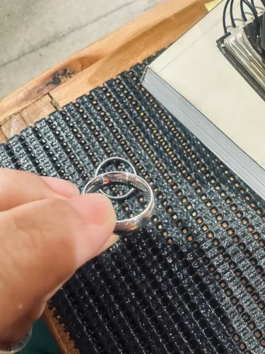 Par de Alianças Vivara Original Prata 925 | Aros 24 e 17 | Excelente Estado