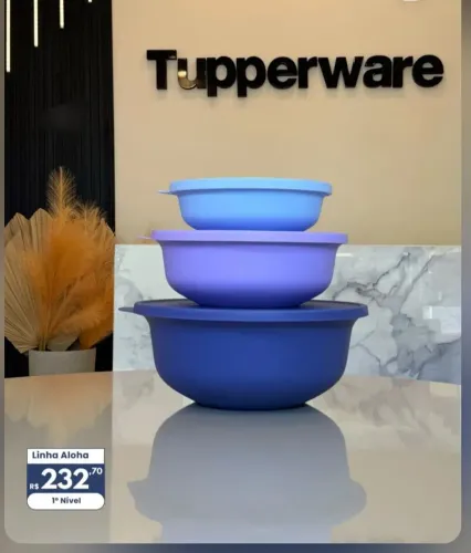 Kit Aloha Tupperware .
