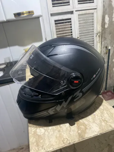 Troco por capacete aberto fw3 preto