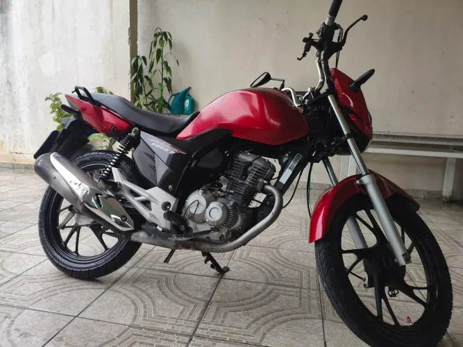 Honda CG 160 Start (2018) - Vermelha (Pronta pra Transferir!)