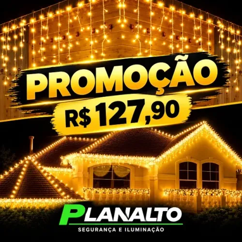 CASCATA DE LED - 9 METROS - 400LDES - BRANCO QUENTE