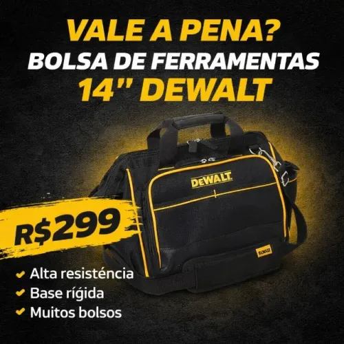 BOLSA FERRAMENTAS DEWALT 14''