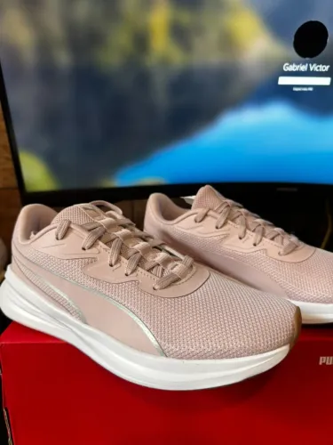 Tênis Puma Night Runner V3 Rosa Tamanho 34 Feminino