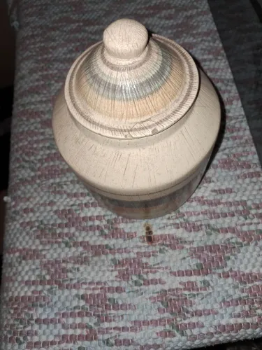 Pote em cerâmica para decoração