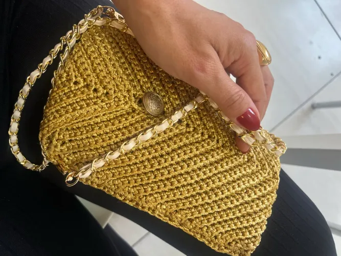 Bolsa crochê