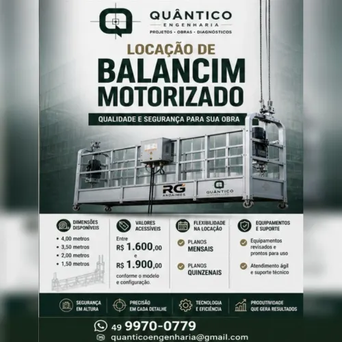 Locação de Jaú ( Balancim Motorizado )