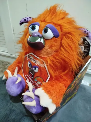MONSTRINHO JUMBO LARANJA FEISTY PETS 