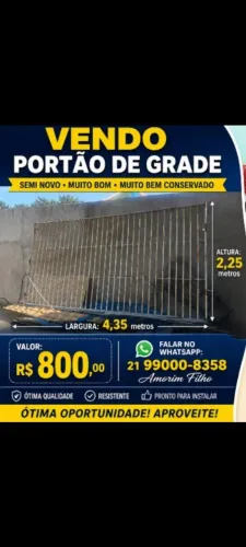 Portão de Grade.