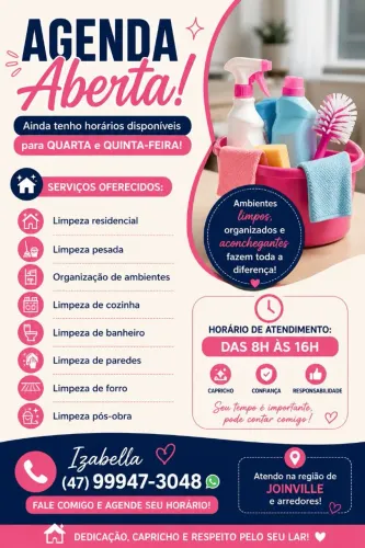 Agenda aberta pra esse mês de junho 