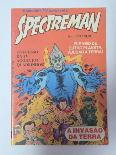 Raro Gibi Spectreman Nº 1 Editora Bloch 1983 Spectreman NÚMERO 1