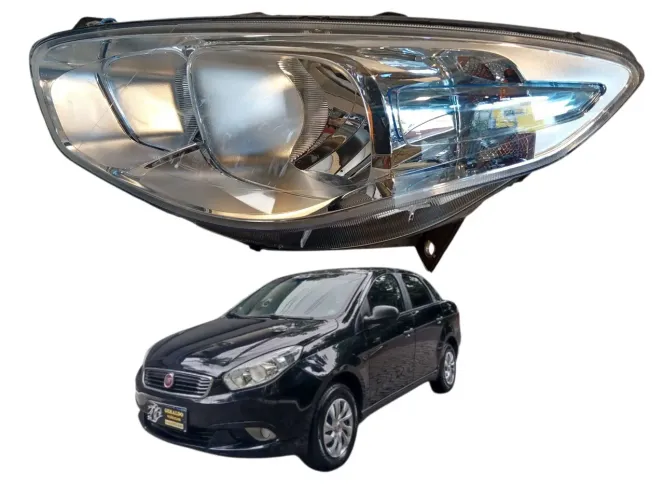 Farol Esquerdo Fiat Grand Siena 2012 a 2020 Original
