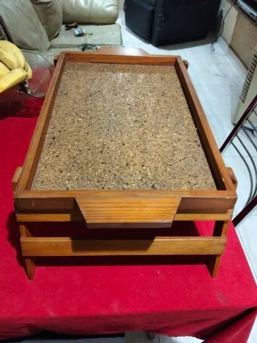 Bandeja de Café da Manhã / Mesa para Notebook com Pés Dobráveis - Madeira ?