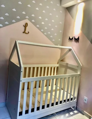 Berço Montessoriano 2 em 1 Quase Novo | Custou R$1.000 | Vendo por R$350