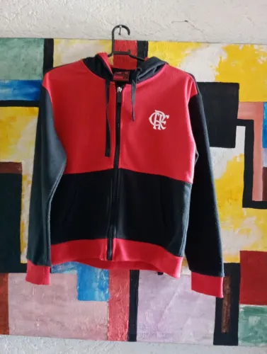 Jaqueta moletom do flamengo 12 anos original