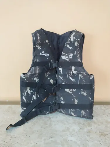 Colete Salva Vidas Nautilus 80 kg Pesca e Caiaque Camuflado