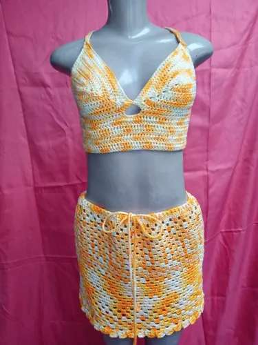 Conjunto de crochê 