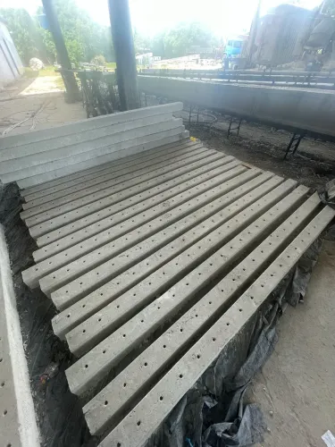 Estacas de concreto reta ou curvada de 3m