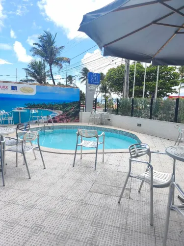 Flat mobiliado à beira mar do Cabo Branco com vaga para carregamento de carro elétrico