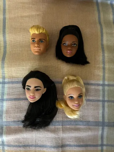 Cabeças Barbie yoga tenista asiática jogadora de basquete Ken fashionista 167 made to move