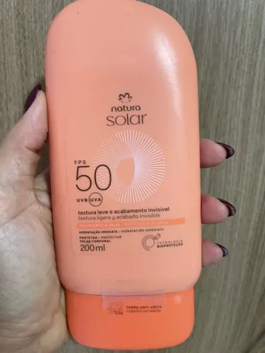 Protetor solar natura 50 fps 200ml