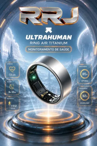 ULTRAHUMAN Ring Air Titanium Monitoramento de Saúde