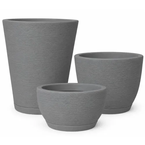 Kit de vaso cinza