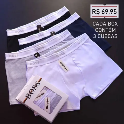 3 cuecas Hugo boss Premium
