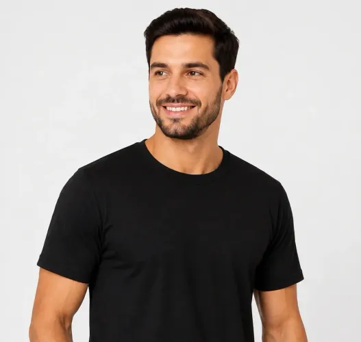 CAMISETA BÁSICA PV PRETA (NOVA)