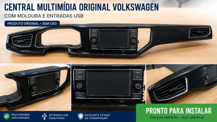 Painel Completo + Central Multimídia Original Volkswagen