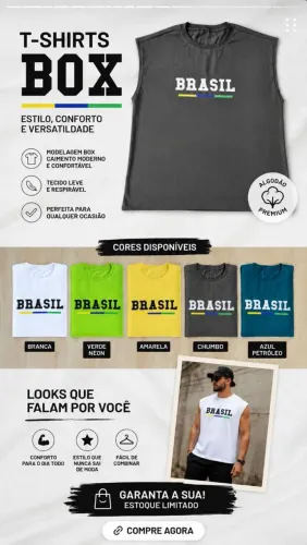 Camisa Brasil malha
