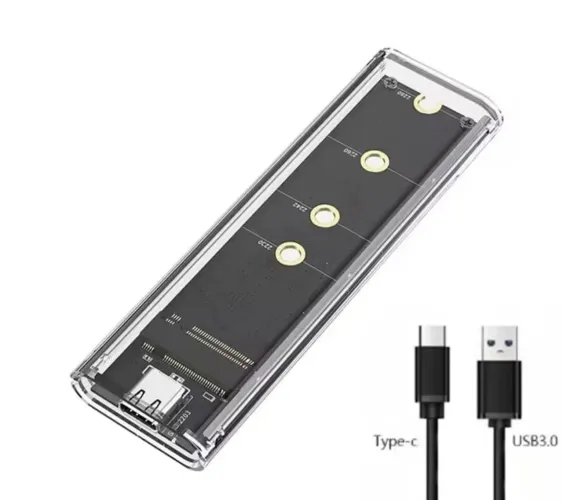 Gaveta case SSD M2 SATA PCle NVMe NV2 USB C 3.1 10Gbps