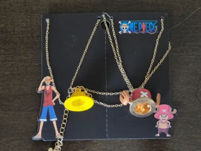 Kit 2 Colares. Colar Da Amizade One Piece. Original. Lacrado