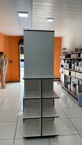 Prateleira de Centro MDF - 4 gavetas