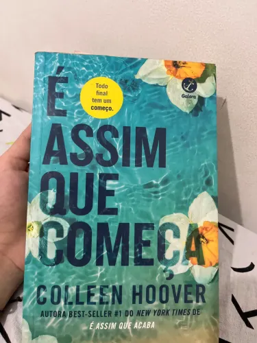 Livro: é assim que começa collen hoover