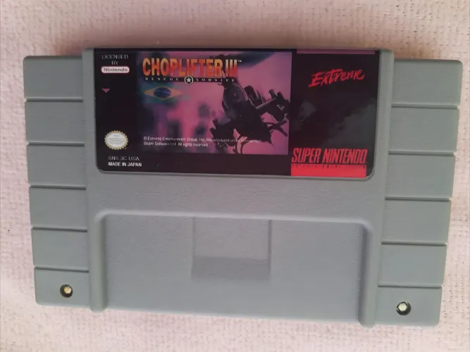 Cartucho snes choplifter3 PCB original