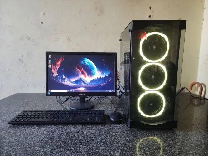 VENDO/TROCO PC GAMER I7 8GB SSD 120GB FONTE 500W COMPLETO
