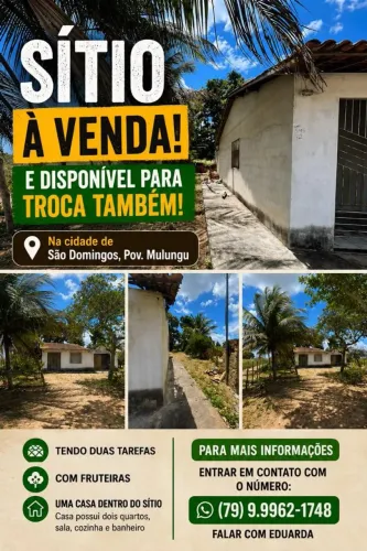 Sítio a venda ou troca também