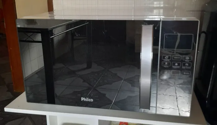 Micro-ondas Philco Espelhado - Funcionando Perfeitamente