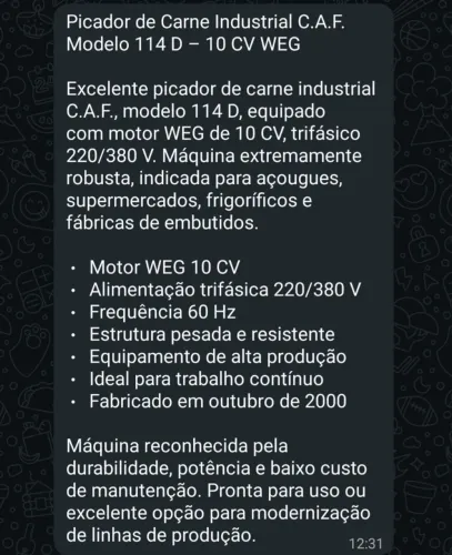 Moedor e picador de carne 