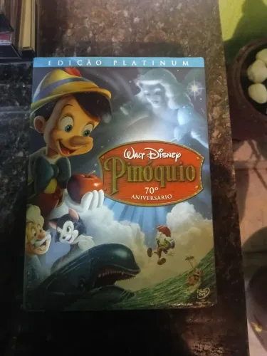Dvd duplo pinoquio e branca de neve